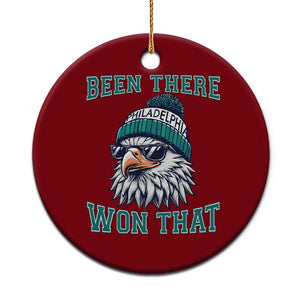 Been There Won That Fierce Eagle Graphic Ceramic Ornament TS02 1pc Red Print Your Wear