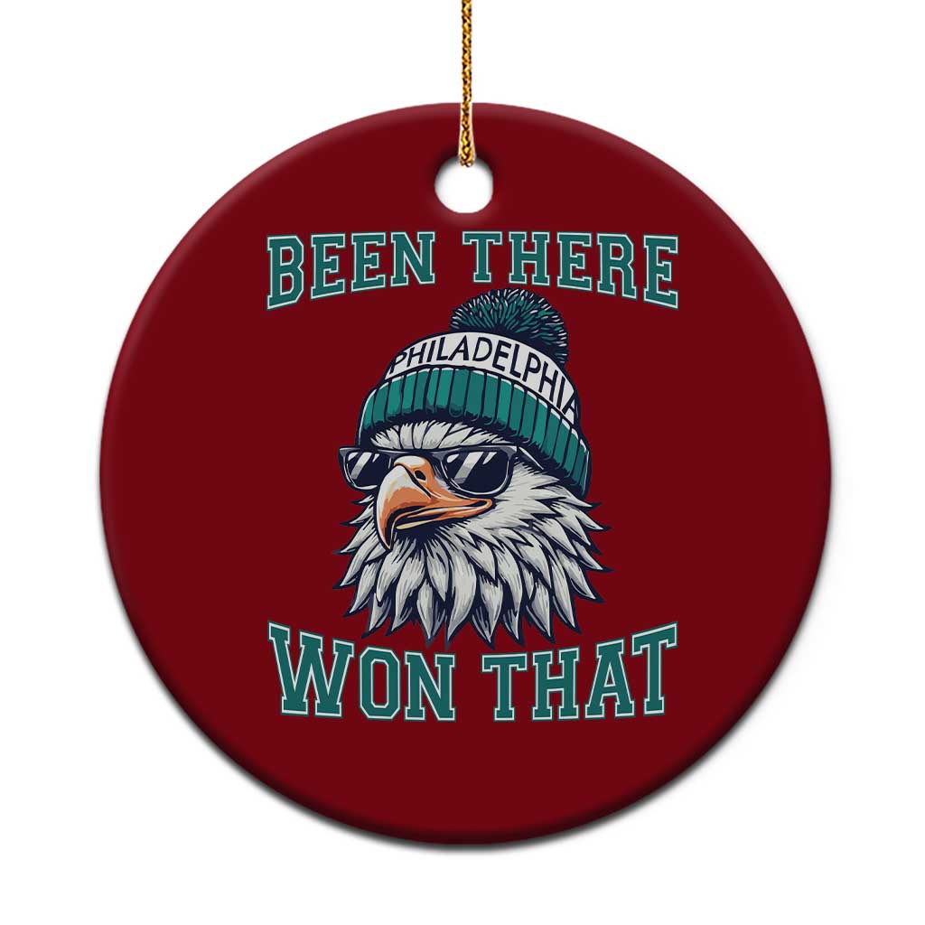 Been There Won That Fierce Eagle Graphic Ceramic Ornament TS02 1pc Red Print Your Wear