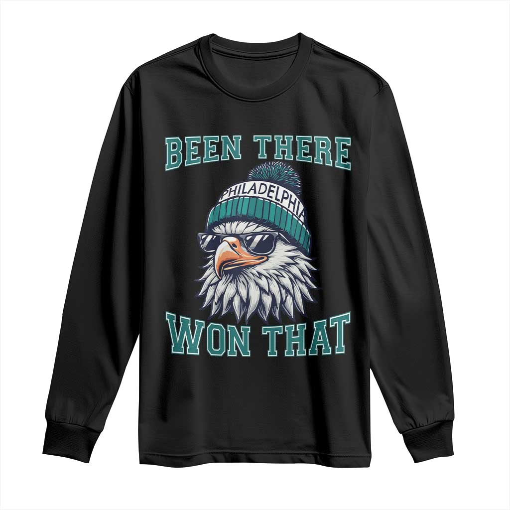 Been There Won That Fierce Eagle Graphic Long Sleeve Shirt TS02 Black Print Your Wear