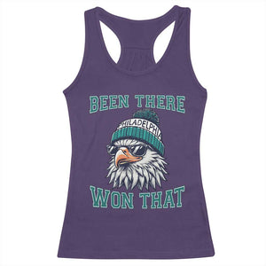 Been There Won That Fierce Eagle Graphic Racerback Tank Top TS02 Purple Print Your Wear