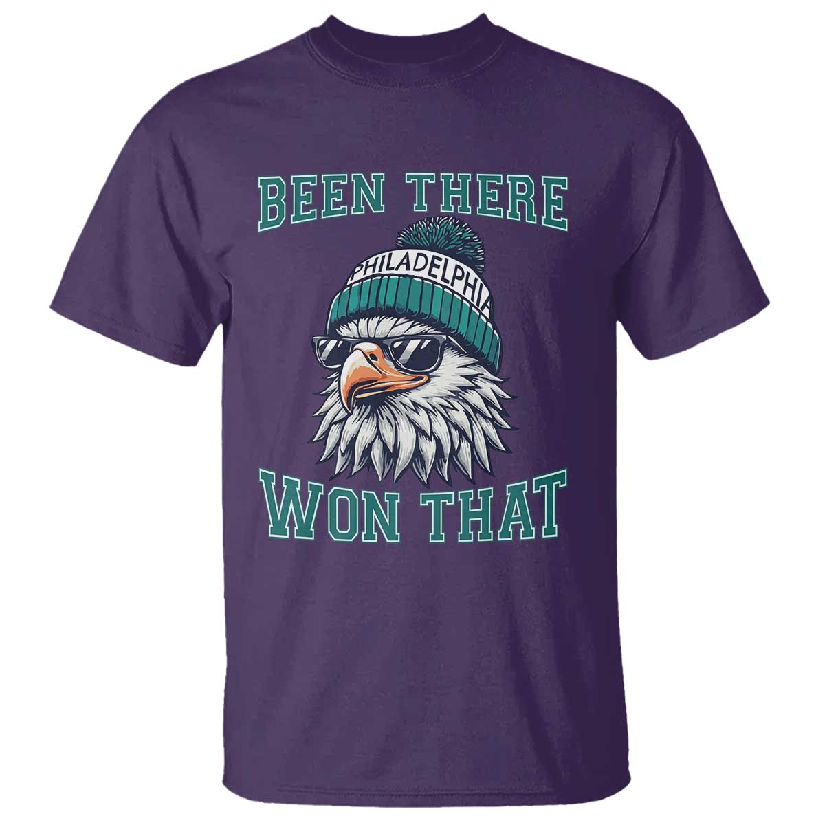 Been There Won That Fierce Eagle Graphic T Shirt TS02 Purple Print Your Wear