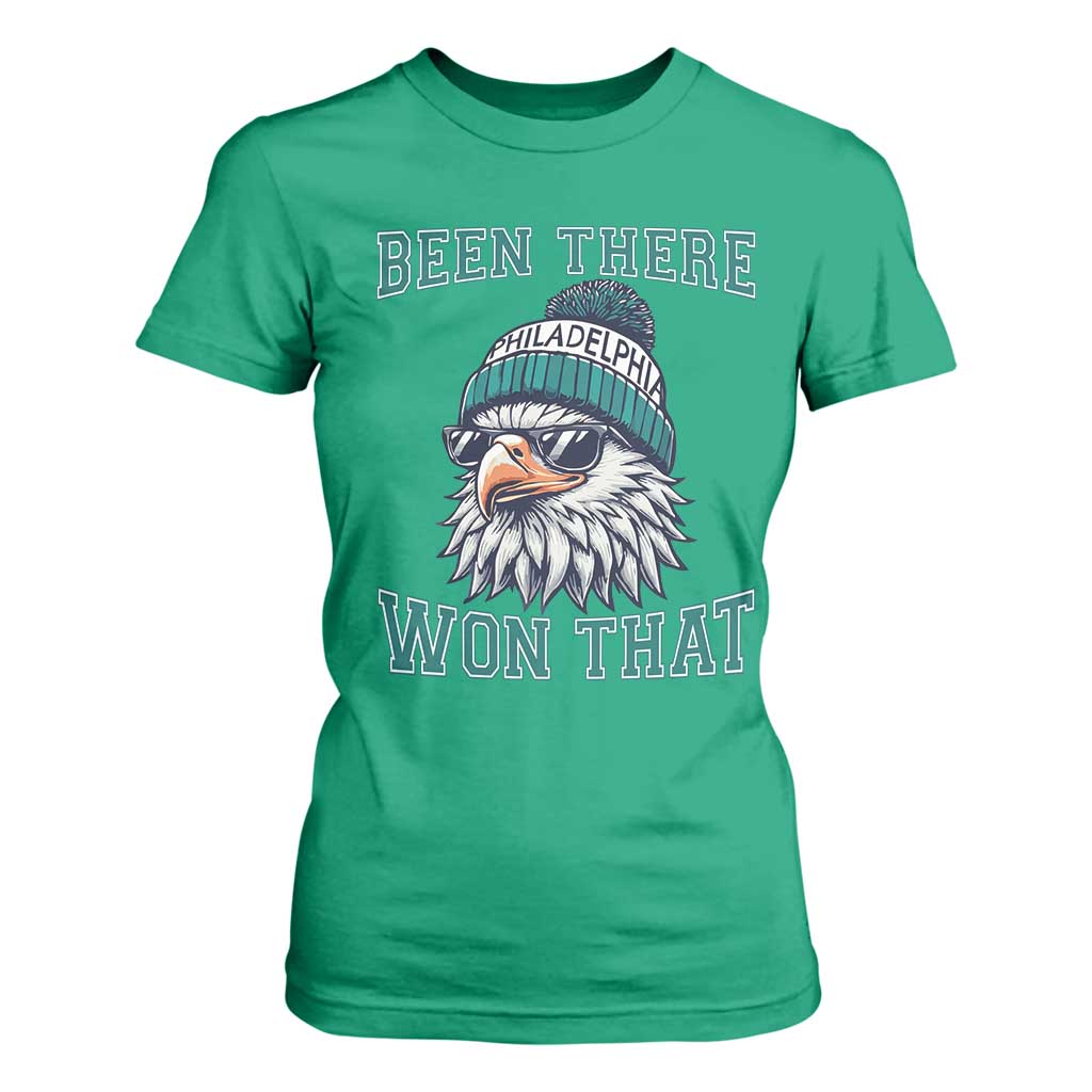 Been There Won That Fierce Eagle Graphic T Shirt For Women TS02 Irish Green Print Your Wear