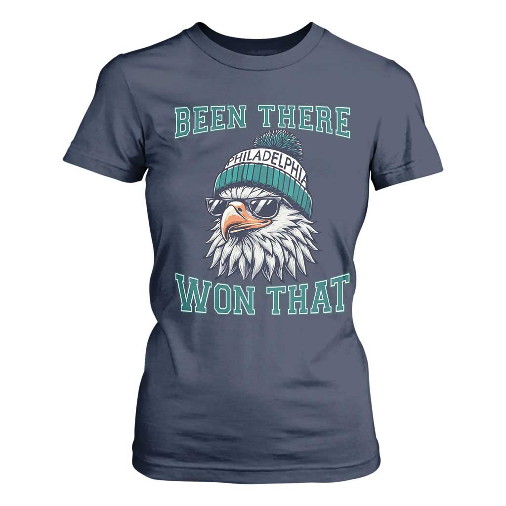 Been There Won That Fierce Eagle Graphic T Shirt For Women TS02 Navy Print Your Wear