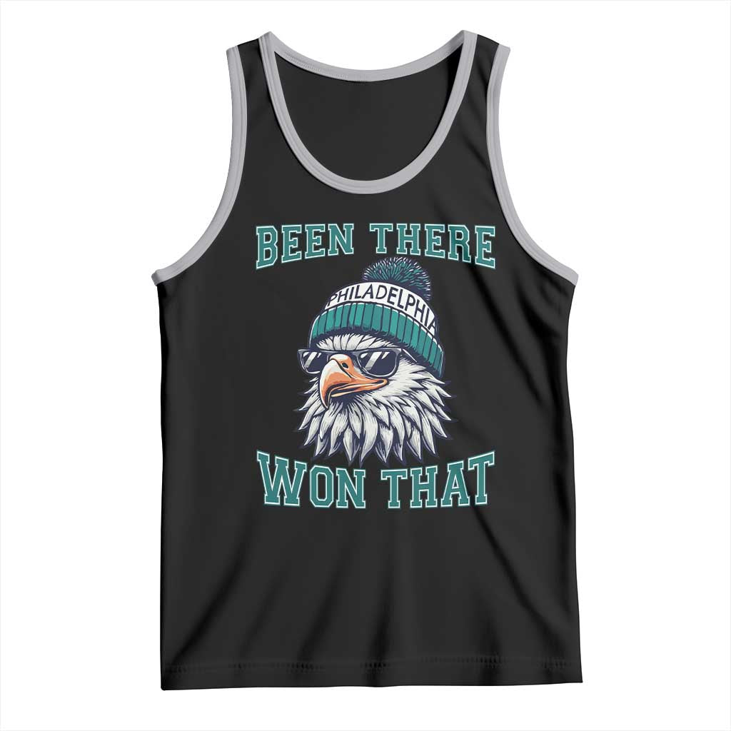 Been There Won That Fierce Eagle Graphic Tank Top TS02 Black Athletic Heather Print Your Wear