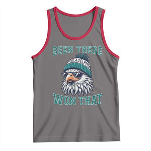 Been There Won That Fierce Eagle Graphic Tank Top TS02 Deep Heather Red Print Your Wear