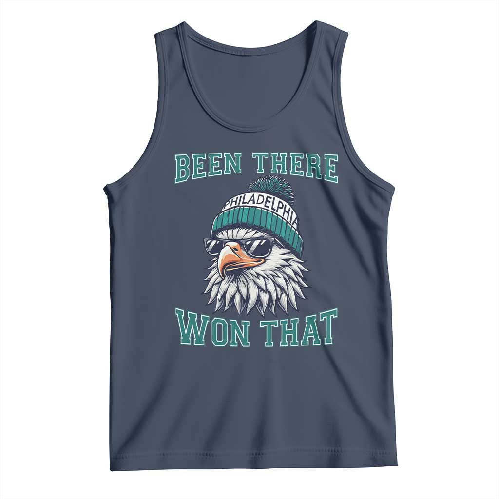 Been There Won That Fierce Eagle Graphic Tank Top TS02 Navy Print Your Wear