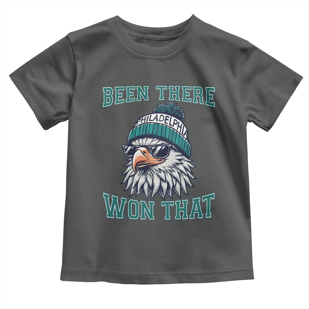 Been There Won That Fierce Eagle Graphic Toddler T Shirt TS02 Dark Heather Print Your Wear