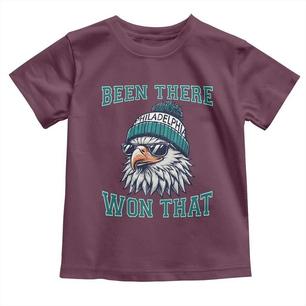 Been There Won That Fierce Eagle Graphic Toddler T Shirt TS02 Maroon Print Your Wear