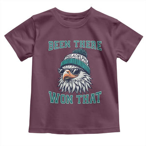 Been There Won That Fierce Eagle Graphic Toddler T Shirt TS02 Maroon Print Your Wear