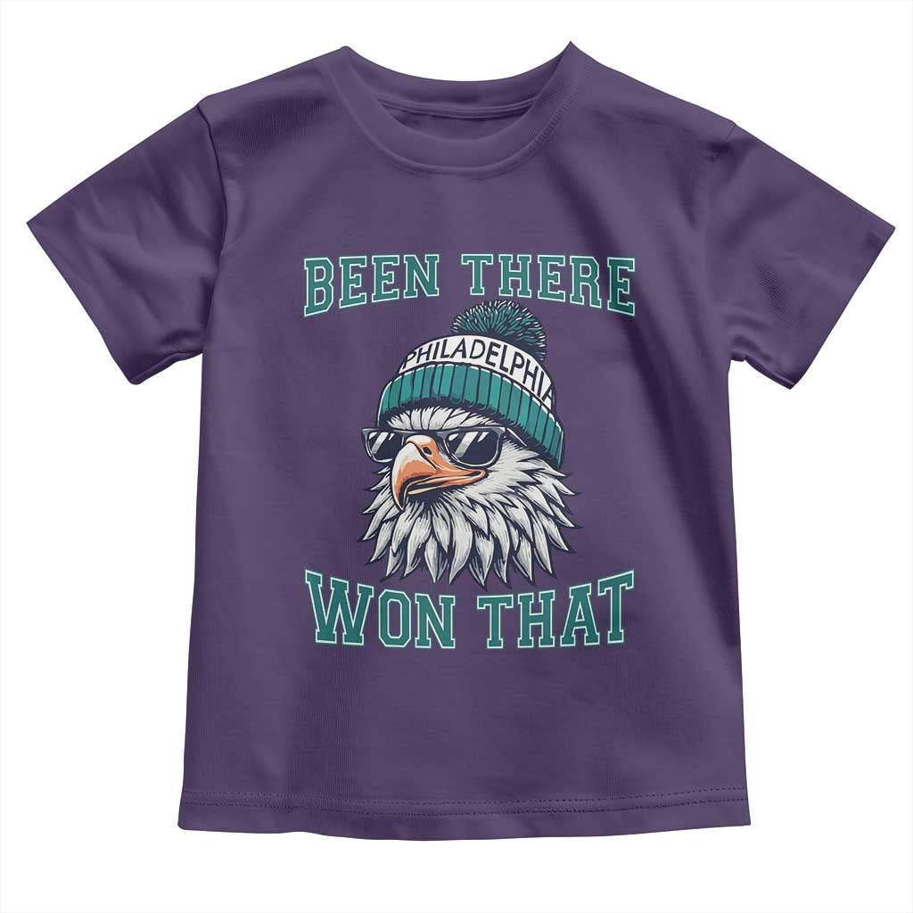 Been There Won That Fierce Eagle Graphic Toddler T Shirt TS02 Purple Print Your Wear