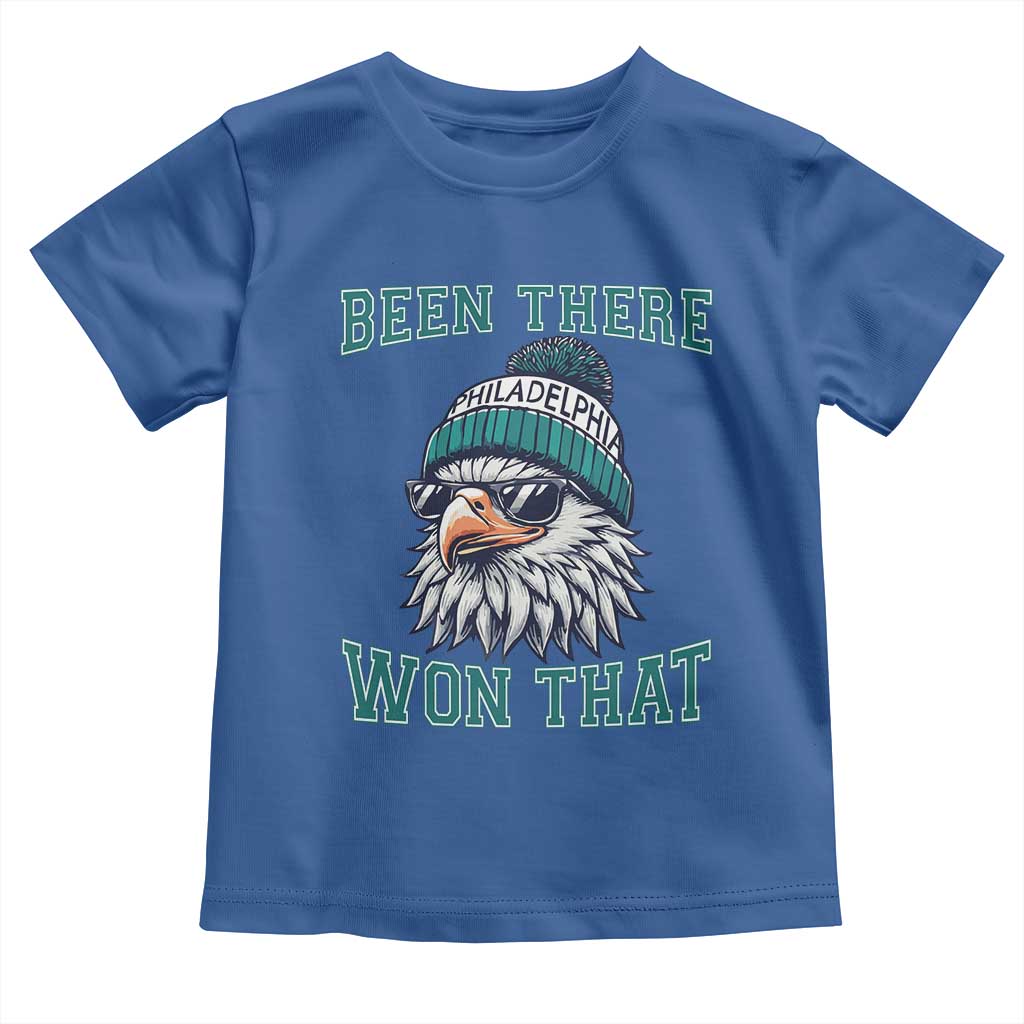 Been There Won That Fierce Eagle Graphic Toddler T Shirt TS02 Royal Blue Print Your Wear