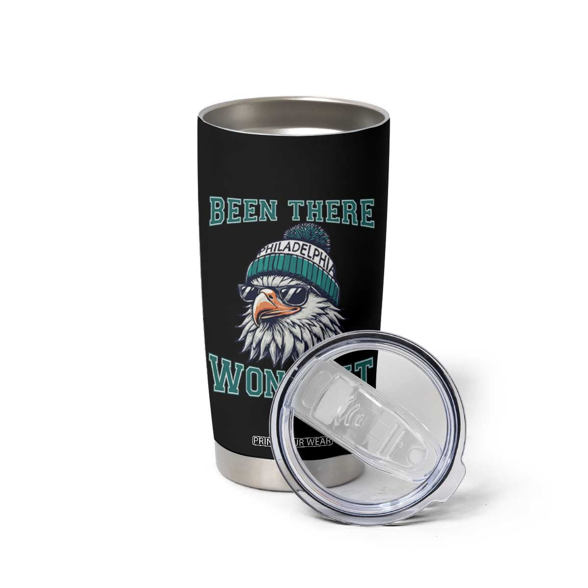 Been There Won That Fierce Eagle Graphic Tumbler Cup TS02 Print Your Wear