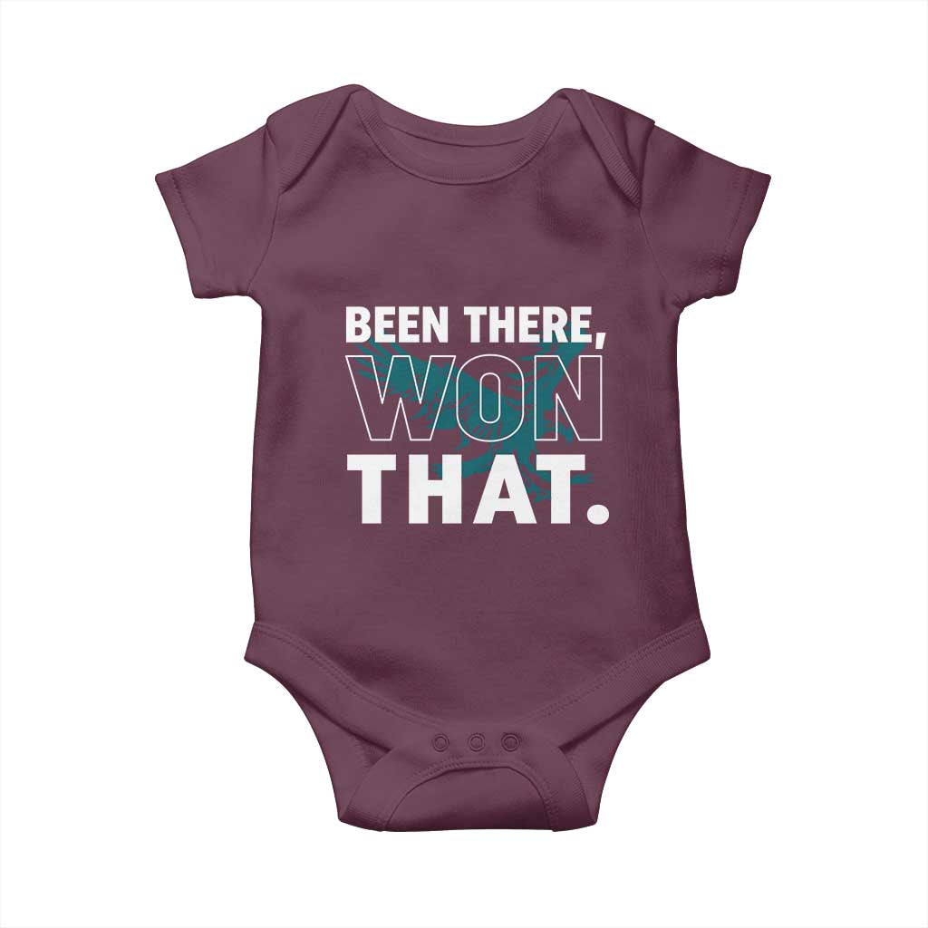 Been There Won That Baby Onesie Game Day Champions Sport Fans TS02 Maroon Print Your Wear