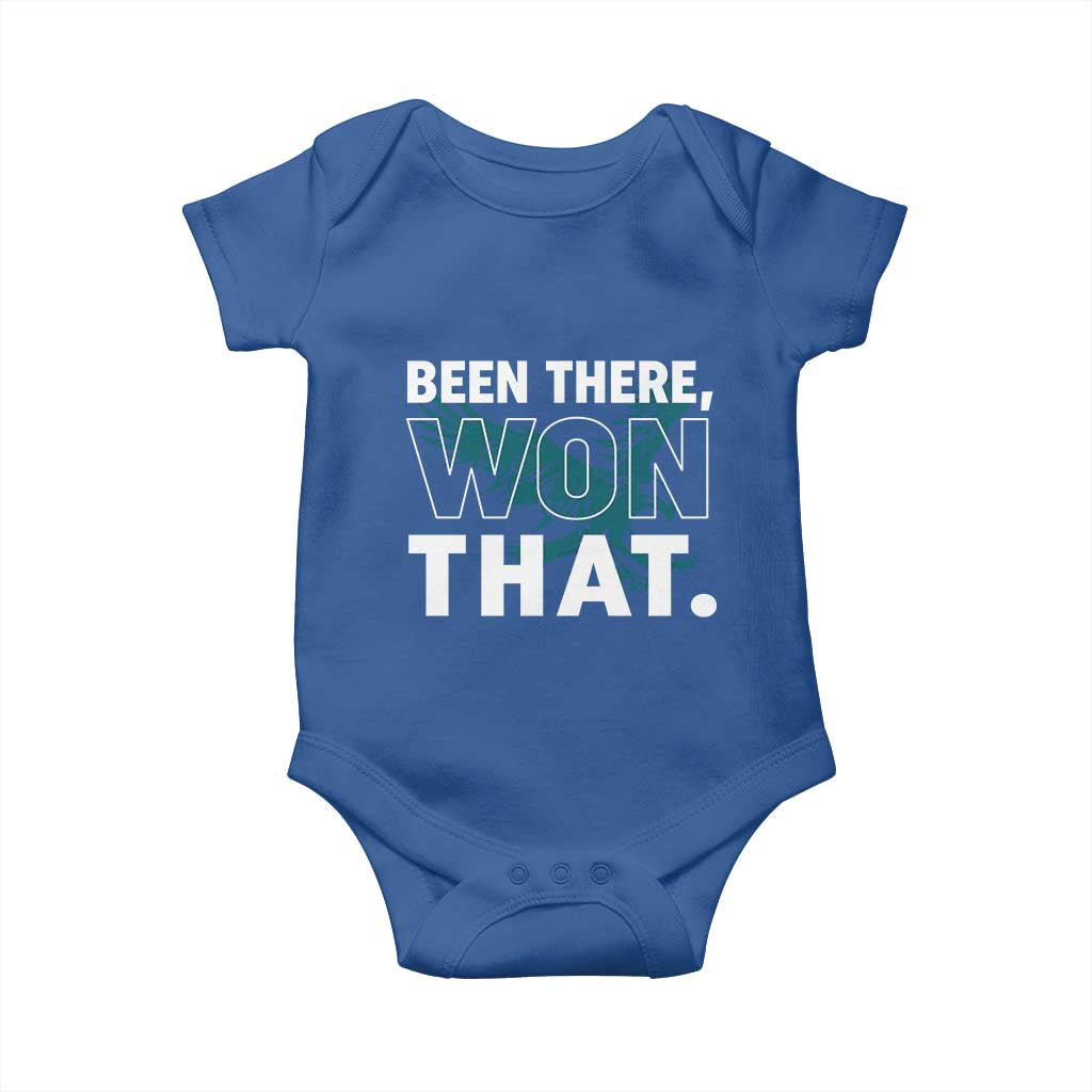 Been There Won That Baby Onesie Game Day Champions Sport Fans TS02 Royal Blue Print Your Wear