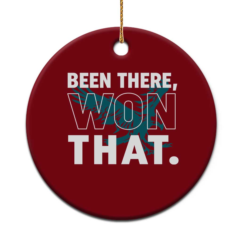 Been There Won That Ceramic Ornament Game Day Champions Sport Fans TS02 1pc Red Print Your Wear