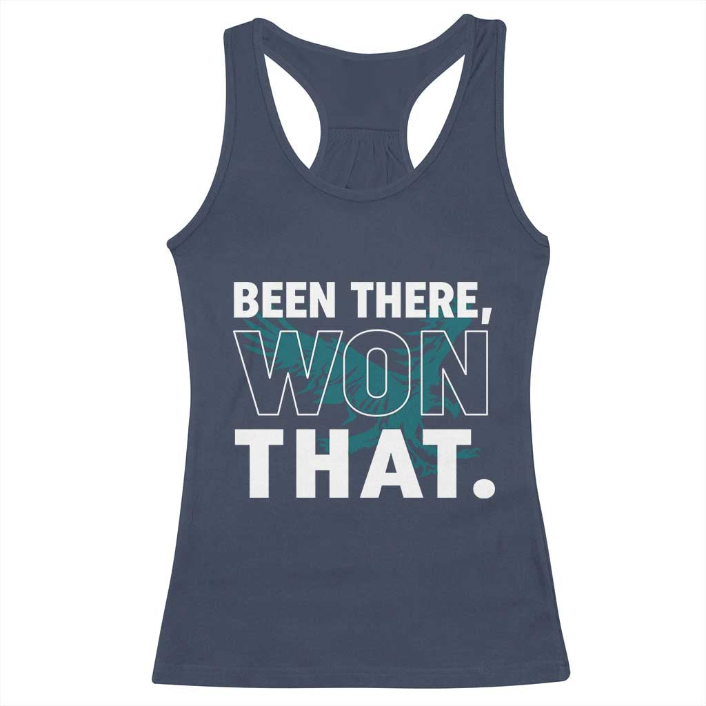 Been There Won That Racerback Tank Top Game Day Champions Sport Fans TS02 Navy Print Your Wear