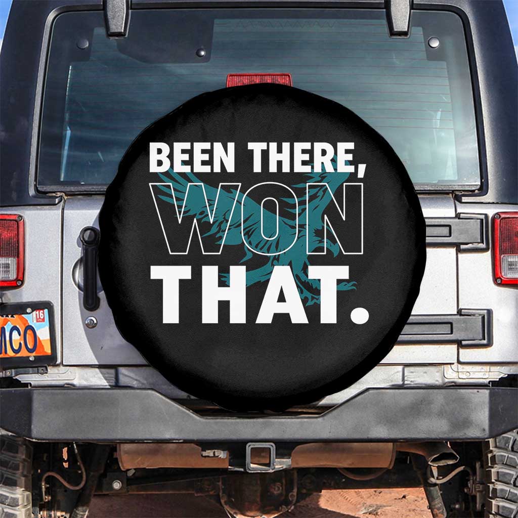 Been There Won That Spare Tire Cover Game Day Champions Sport Fans TS02 No hole Black Print Your Wear