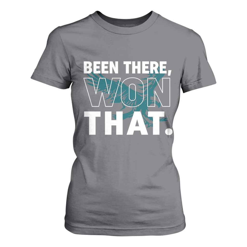 Been There Won That T Shirt For Women Game Day Champions Sport Fans TS02 Charcoal Print Your Wear