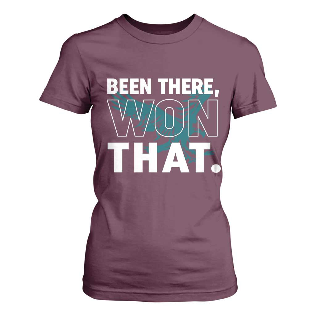 Been There Won That T Shirt For Women Game Day Champions Sport Fans TS02 Maroon Print Your Wear
