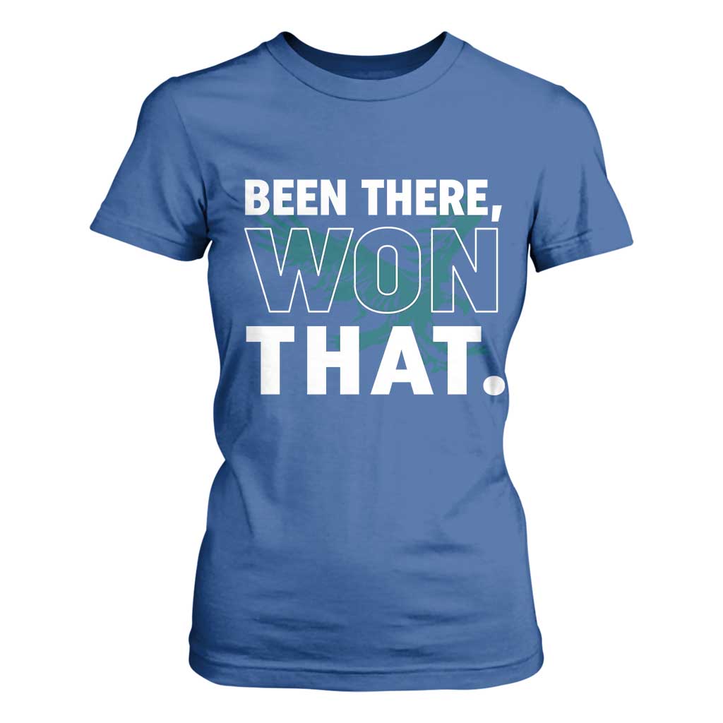 Been There Won That T Shirt For Women Game Day Champions Sport Fans TS02 Royal Blue Print Your Wear