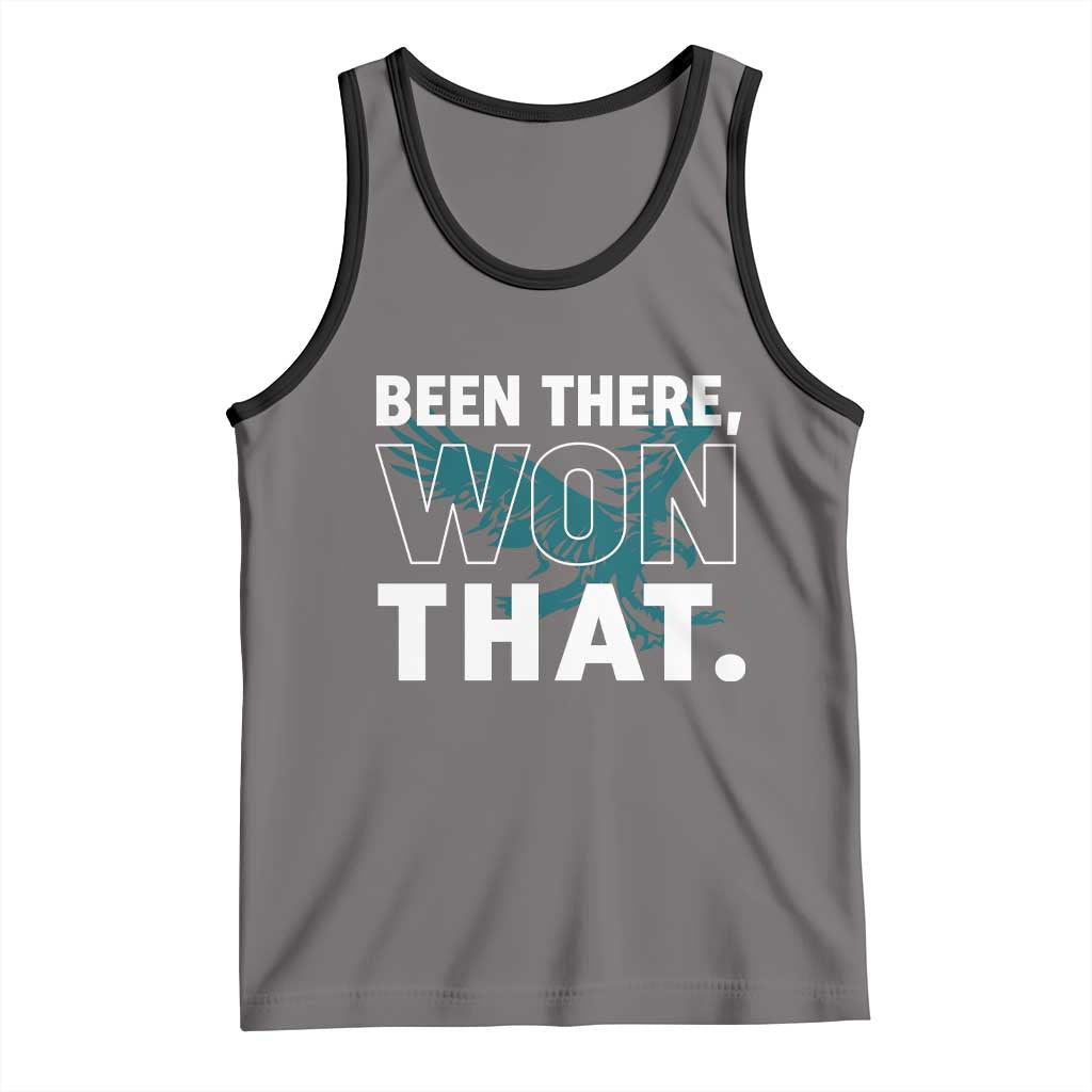 Been There Won That Tank Top Game Day Champions Sport Fans TS02 Deep Heather Black Print Your Wear