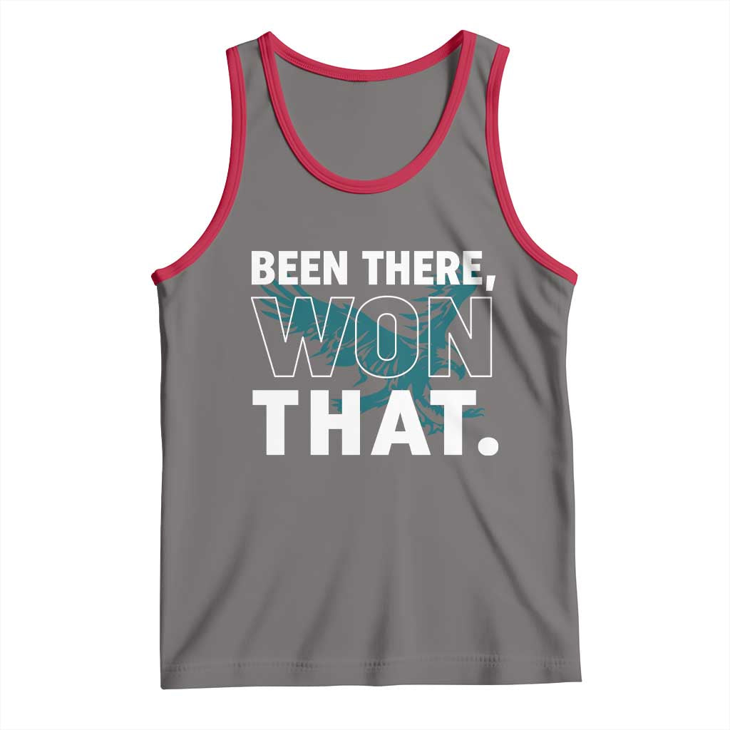 Been There Won That Tank Top Game Day Champions Sport Fans TS02 Deep Heather Red Print Your Wear