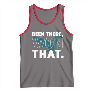 Been There Won That Tank Top Game Day Champions Sport Fans TS02 Deep Heather Red Print Your Wear