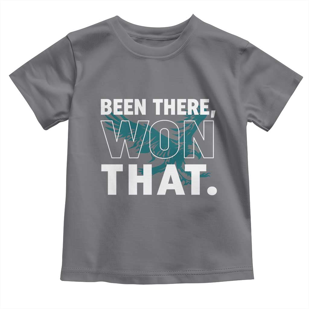 Been There Won That Toddler T Shirt Game Day Champions Sport Fans TS02 Charcoal Print Your Wear