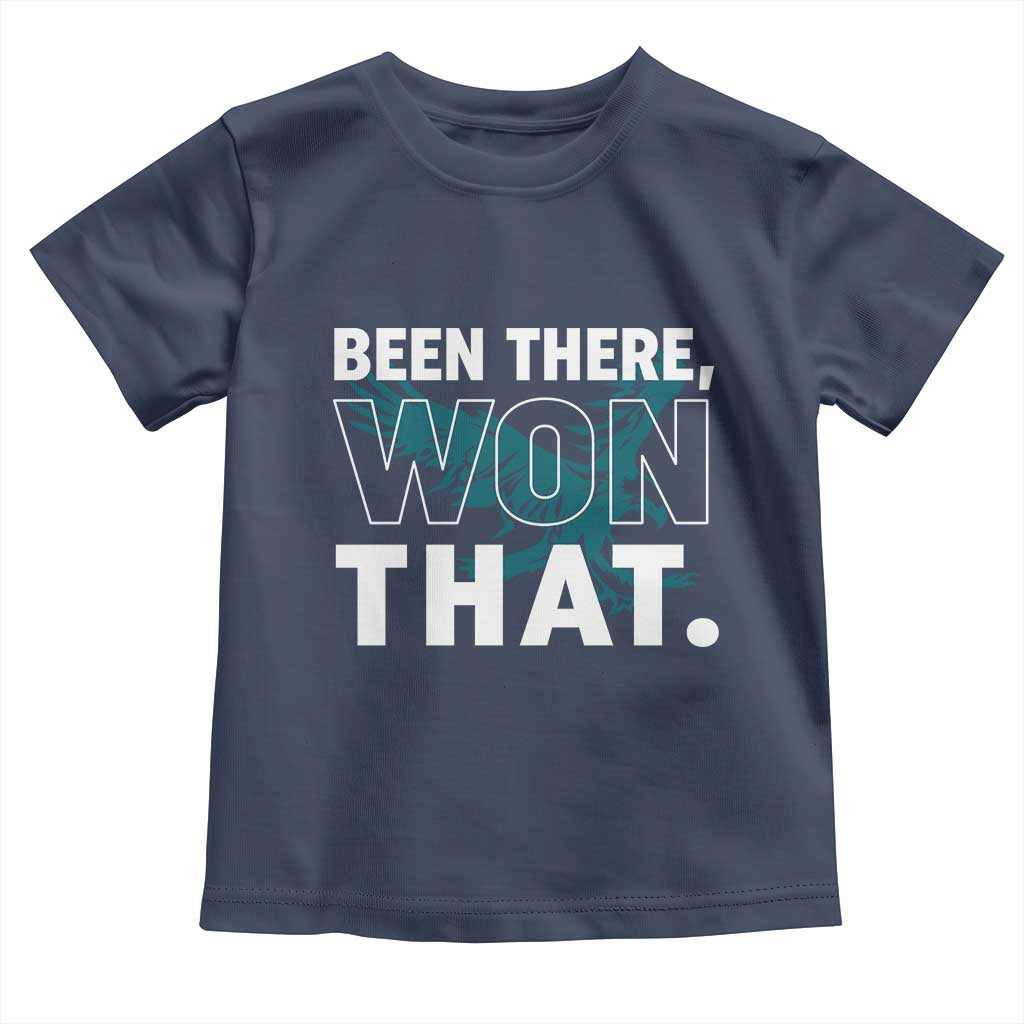 Been There Won That Toddler T Shirt Game Day Champions Sport Fans TS02 Navy Print Your Wear