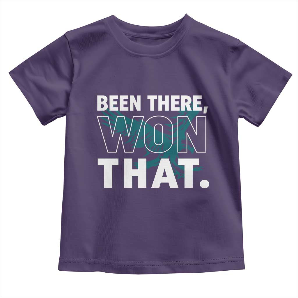 Been There Won That Toddler T Shirt Game Day Champions Sport Fans TS02 Purple Print Your Wear