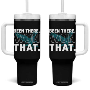 Been There Won That Tumbler With Handle Game Day Champions Sport Fans TS02 One Size: 40 oz Black Print Your Wear