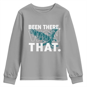 Been There Won That Youth Sweatshirt Game Day Champions Sport Fans TS02 Sport Gray Print Your Wear