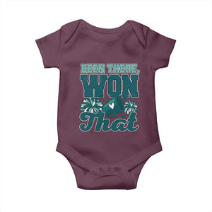 Been There Won That Cheer Spirit Baby Onesie Game Day Champions Sport Fans TS02 Maroon Print Your Wear