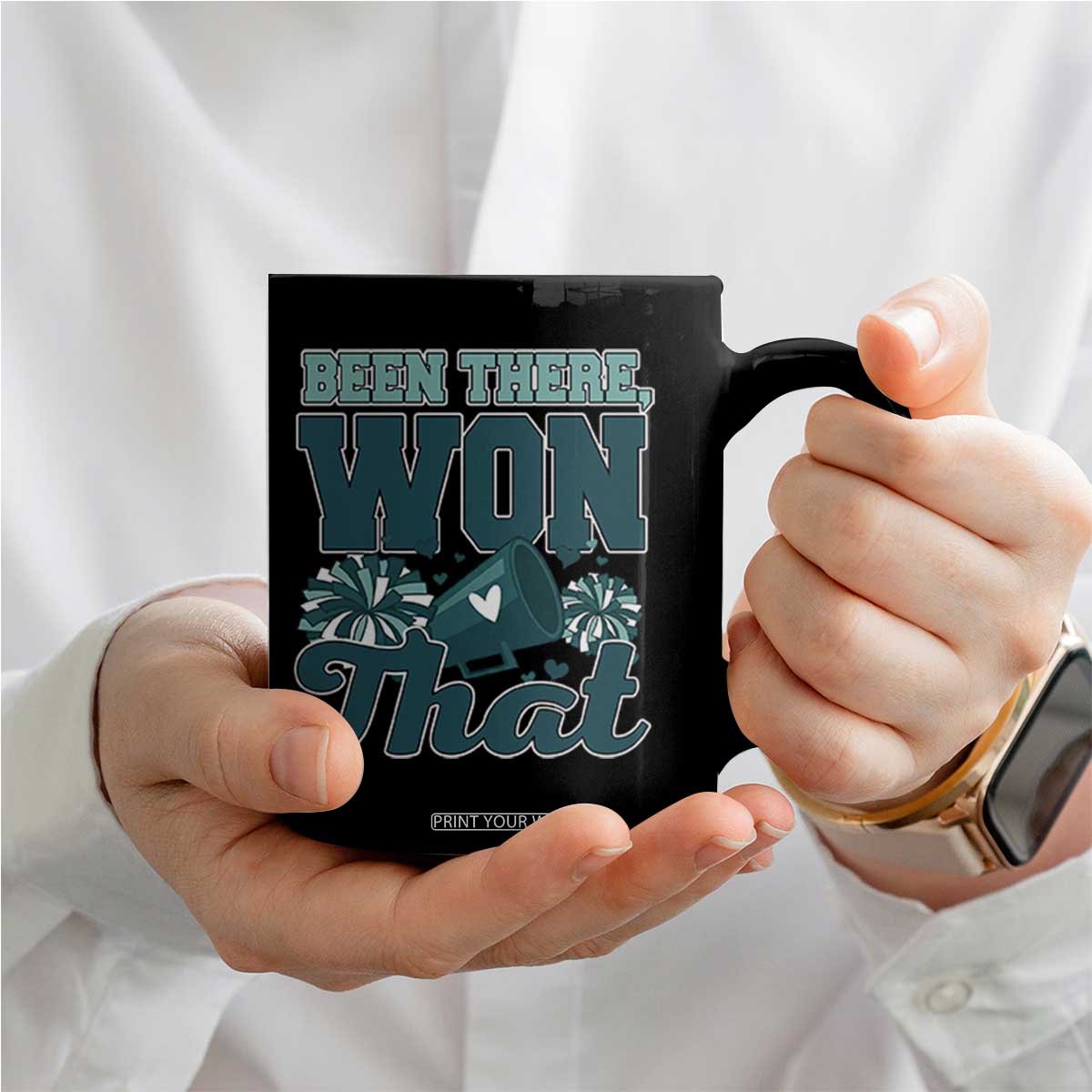 Been There Won That Cheer Spirit Coffee Mug Game Day Champions Sport Fans TS02 Print Your Wear