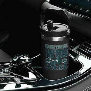 Been There Won That Cheer Spirit Flip Straw Tumbler Game Day Champions Sport Fans TS02 Print Your Wear