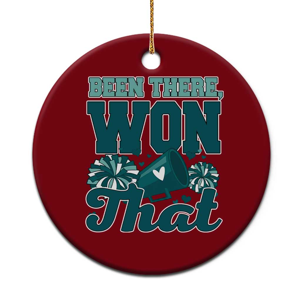 Been There Won That Cheer Spirit Ceramic Ornament Game Day Champions Sport Fans TS02 1pc Red Print Your Wear