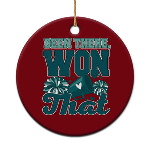 Been There Won That Cheer Spirit Ceramic Ornament Game Day Champions Sport Fans TS02 1pc Red Print Your Wear