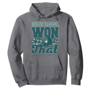 Been There Won That Cheer Spirit Hoodie Game Day Champions Sport Fans TS02 Charcoal Print Your Wear