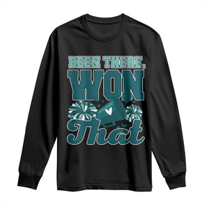 Been There Won That Cheer Spirit Long Sleeve Shirt Game Day Champions Sport Fans TS02 Black Print Your Wear