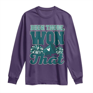 Been There Won That Cheer Spirit Long Sleeve Shirt Game Day Champions Sport Fans TS02 Purple Print Your Wear