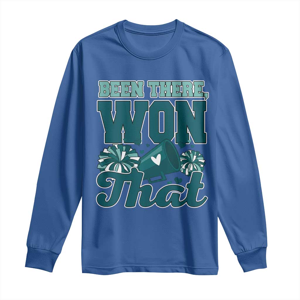 Been There Won That Cheer Spirit Long Sleeve Shirt Game Day Champions Sport Fans TS02 Royal Blue Print Your Wear