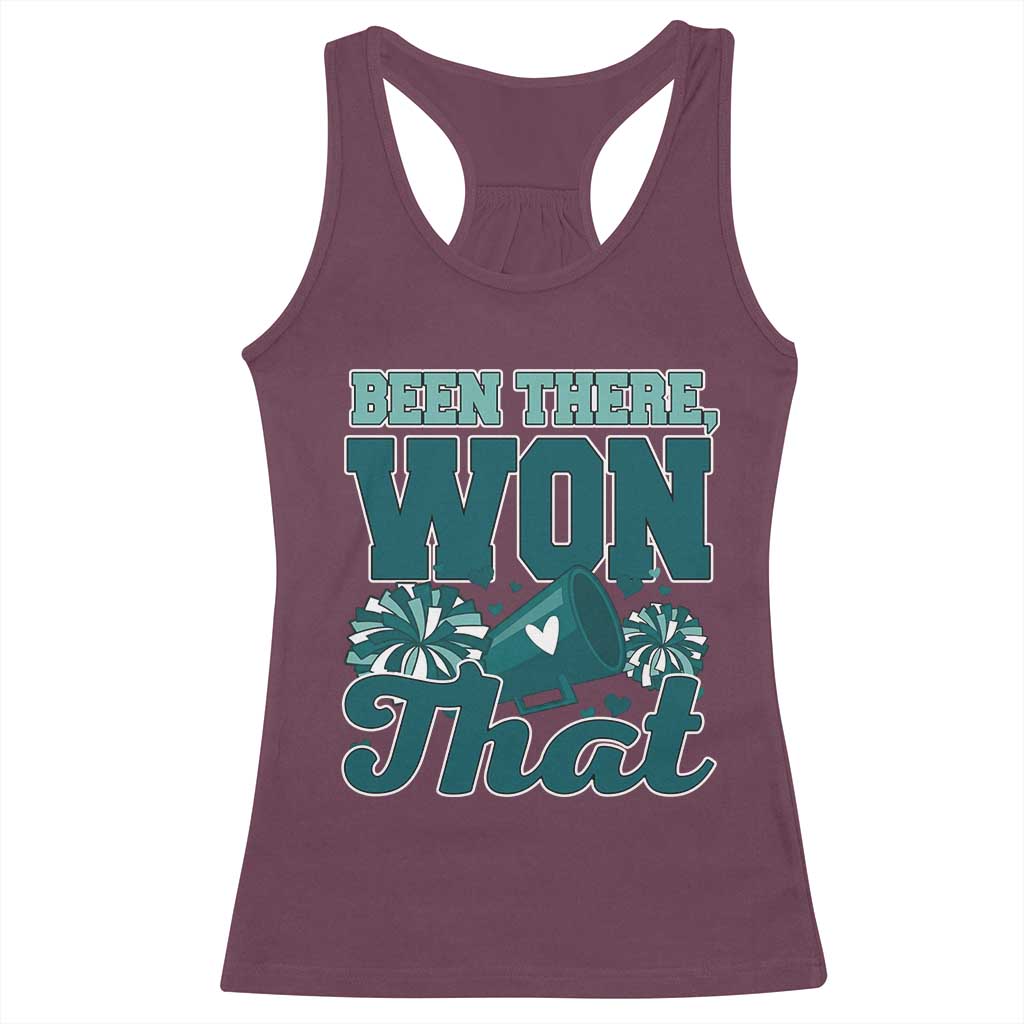Been There Won That Cheer Spirit Racerback Tank Top Game Day Champions Sport Fans TS02 Maroon Print Your Wear