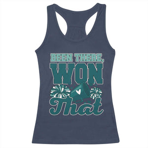 Been There Won That Cheer Spirit Racerback Tank Top Game Day Champions Sport Fans TS02 Navy Print Your Wear