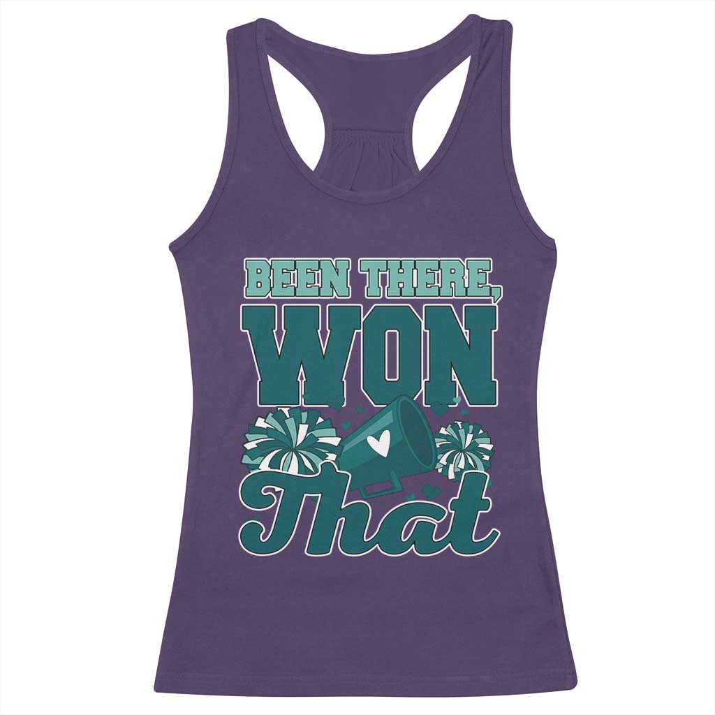 Been There Won That Cheer Spirit Racerback Tank Top Game Day Champions Sport Fans TS02 Purple Print Your Wear