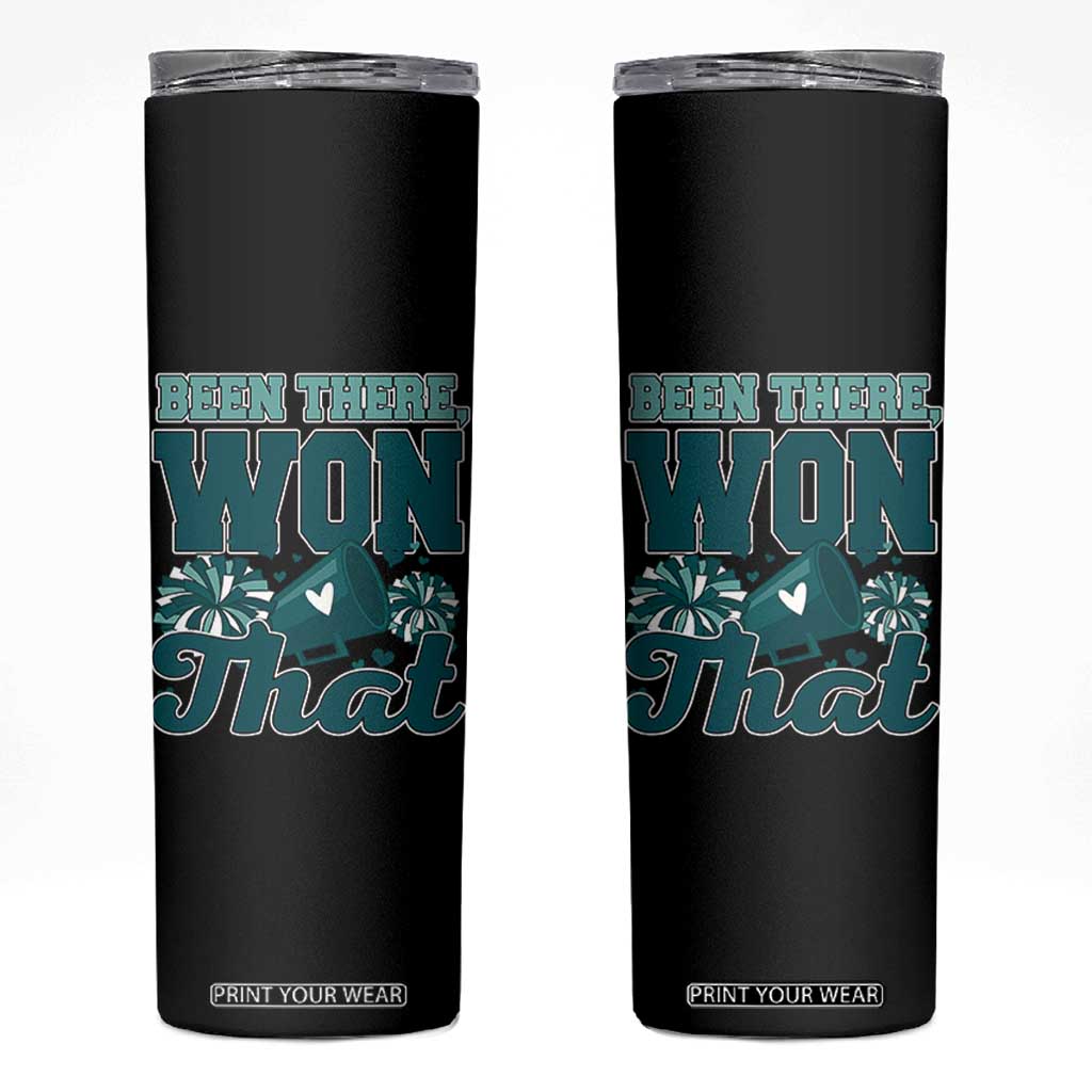 Been There Won That Cheer Spirit Skinny Tumbler Game Day Champions Sport Fans TS02 Black Print Your Wear