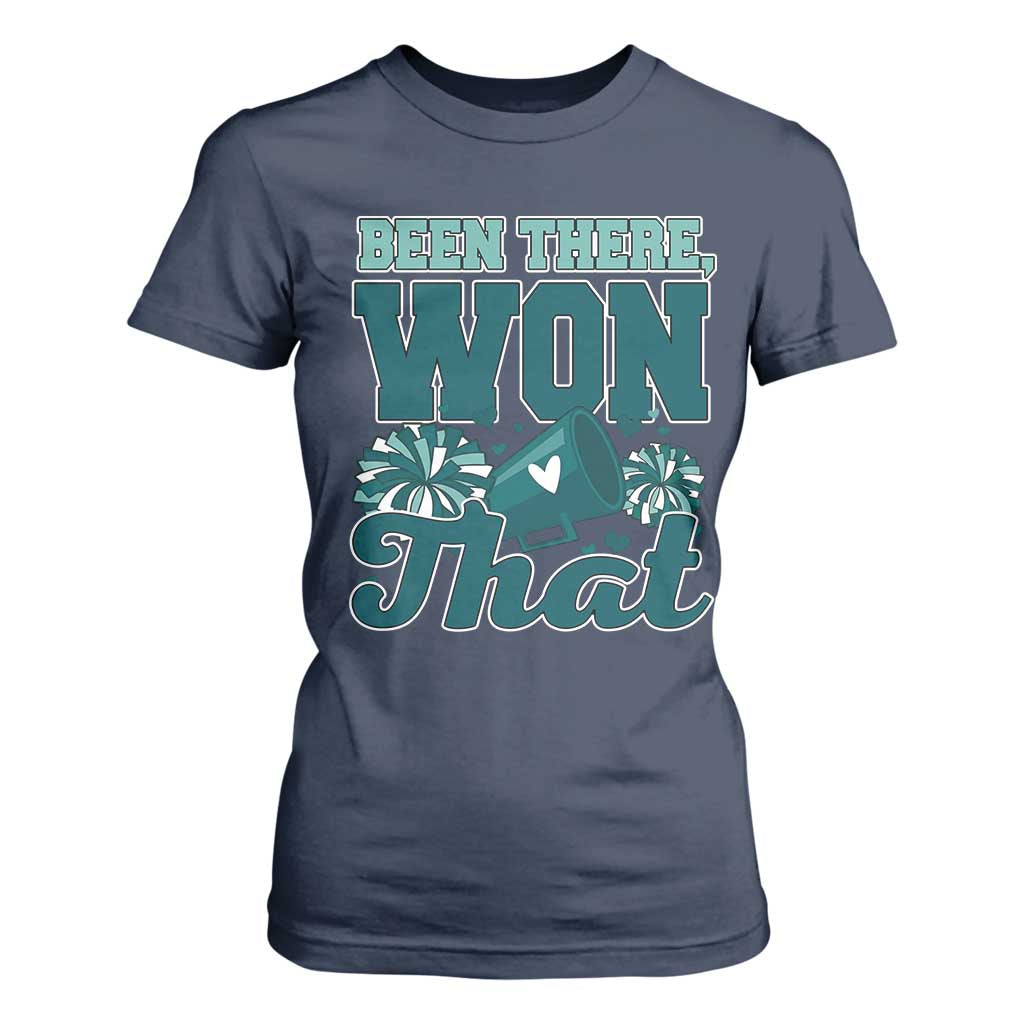 Been There Won That Cheer Spirit T Shirt For Women Game Day Champions Sport Fans TS02 Navy Print Your Wear