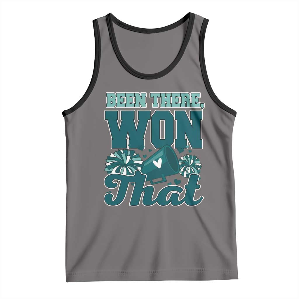 Been There Won That Cheer Spirit Tank Top Game Day Champions Sport Fans TS02 Deep Heather Black Print Your Wear