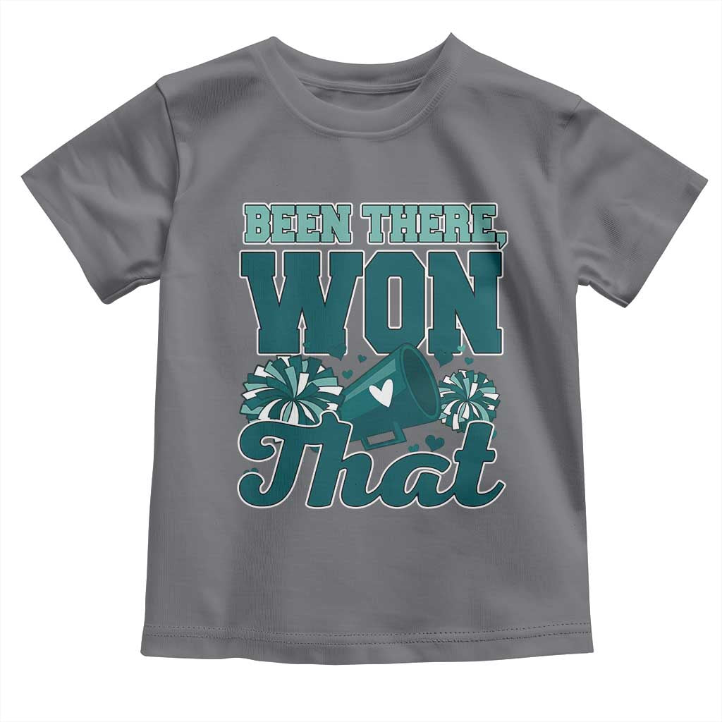 Been There Won That Cheer Spirit Toddler T Shirt Game Day Champions Sport Fans TS02 Charcoal Print Your Wear