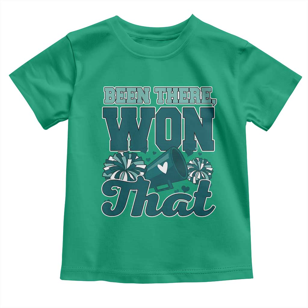 Been There Won That Cheer Spirit Toddler T Shirt Game Day Champions Sport Fans TS02 Irish Green Print Your Wear