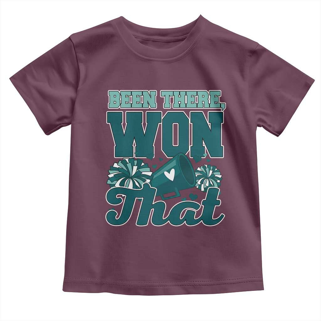 Been There Won That Cheer Spirit Toddler T Shirt Game Day Champions Sport Fans TS02 Maroon Print Your Wear